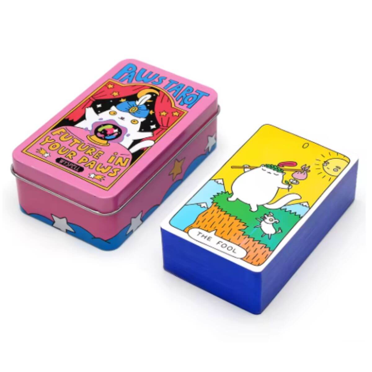 Paws Tarot Gatos Alternativo Caja Metálica