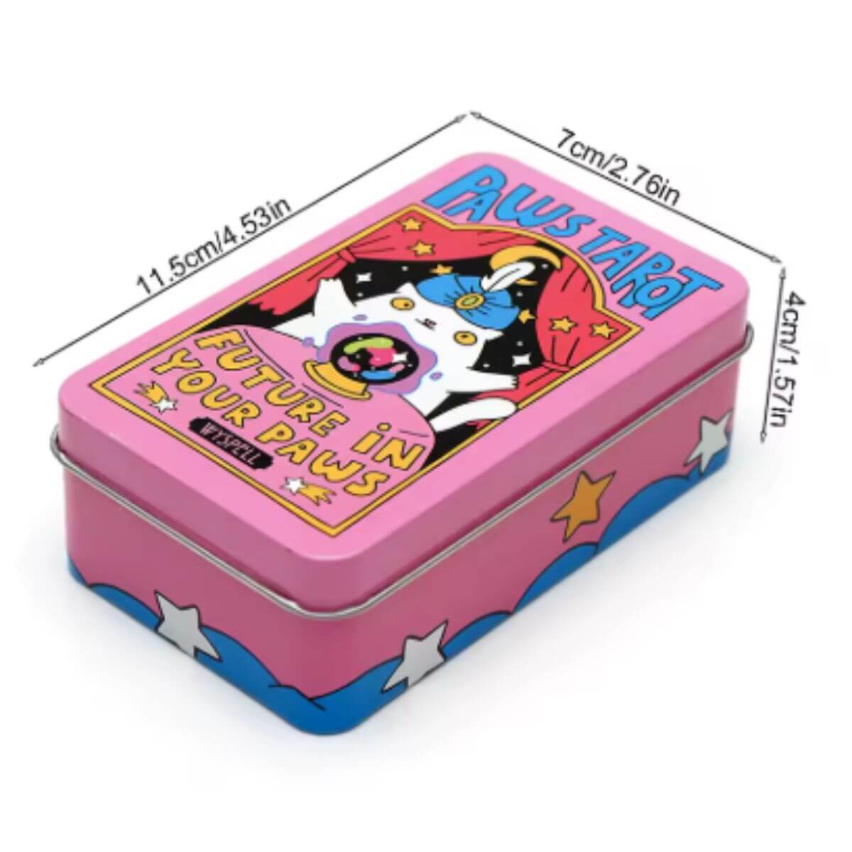 Paws Tarot Gatos Alternativo Caja Metálica