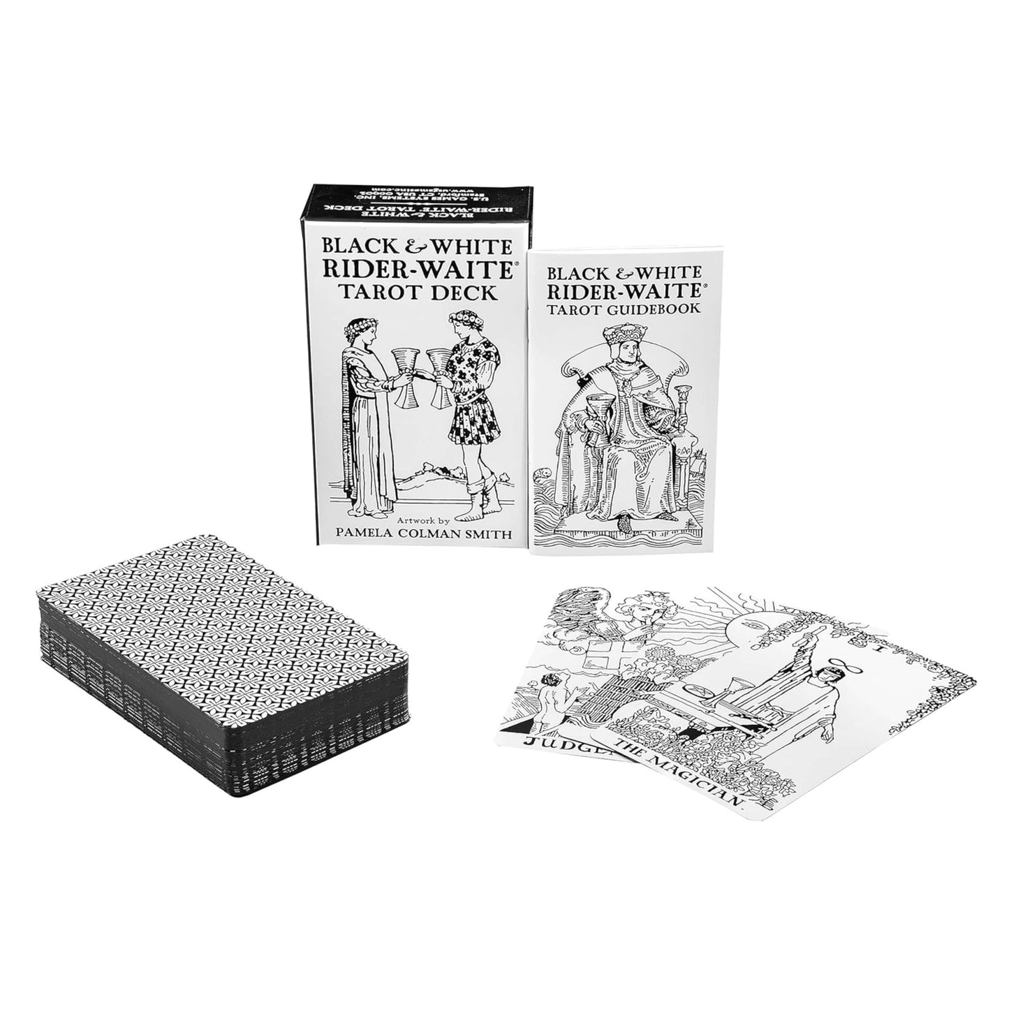 Black & White Rider-Waite Tarot Deck Original