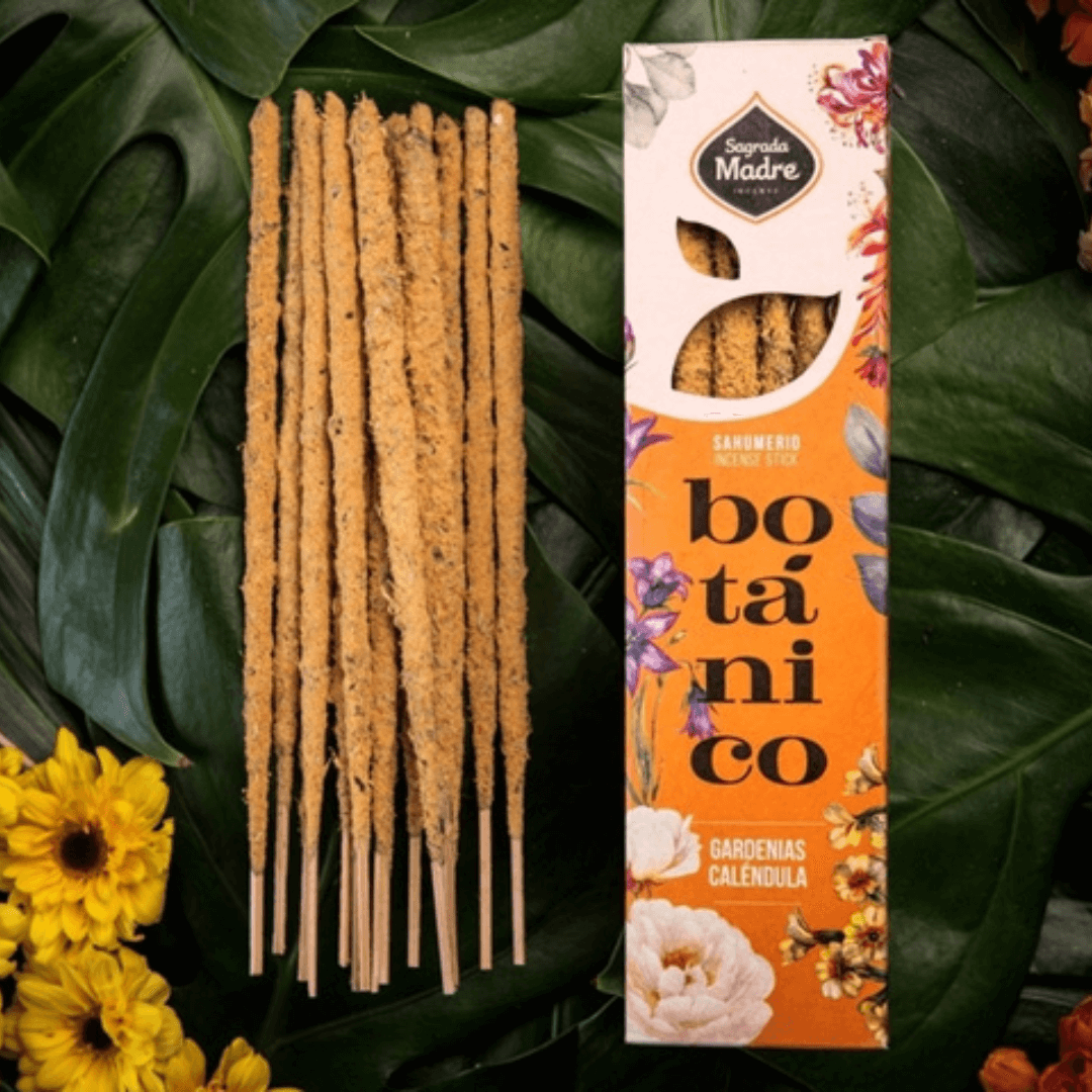 Varilla Incienso Botanico Gardenias y Calendula - Sagrada Madre