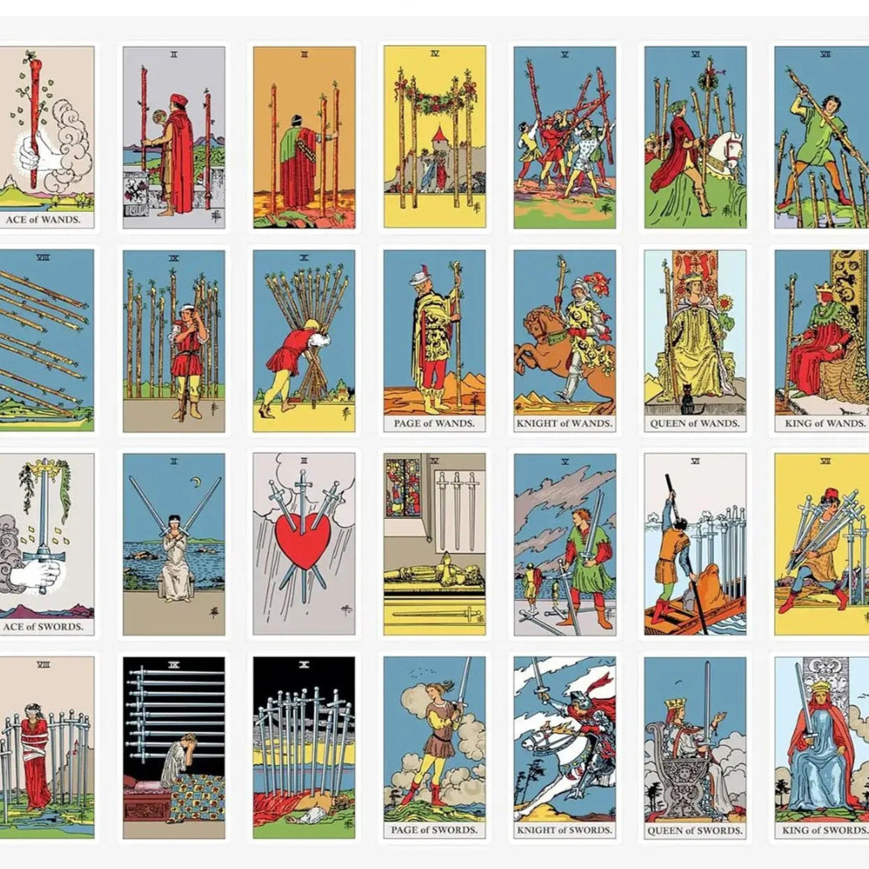Classic Tarot Rider Wyspell Blanco