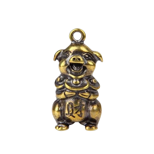 Figura de Cerdo en Bronce portada