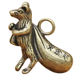 Figura de Rata en Bronce portada