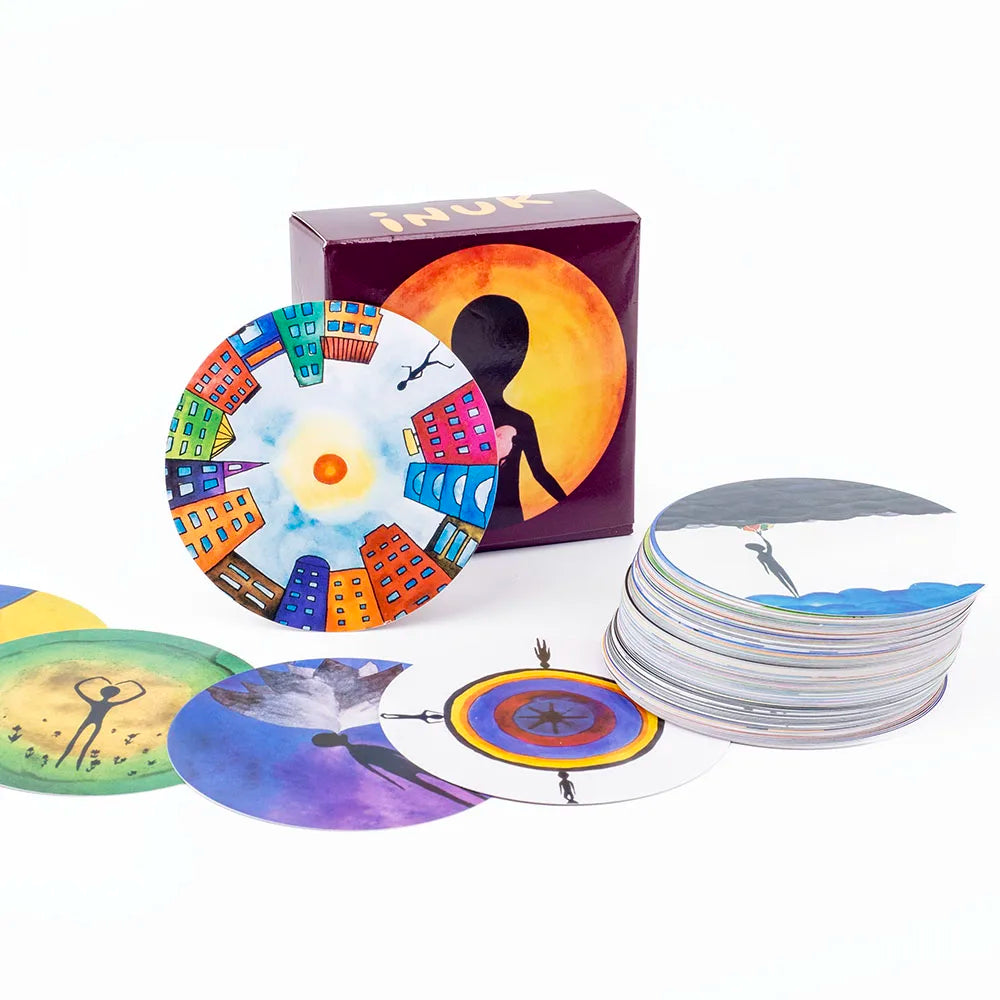 Juego de mesa INUK caja mas cartas redondas