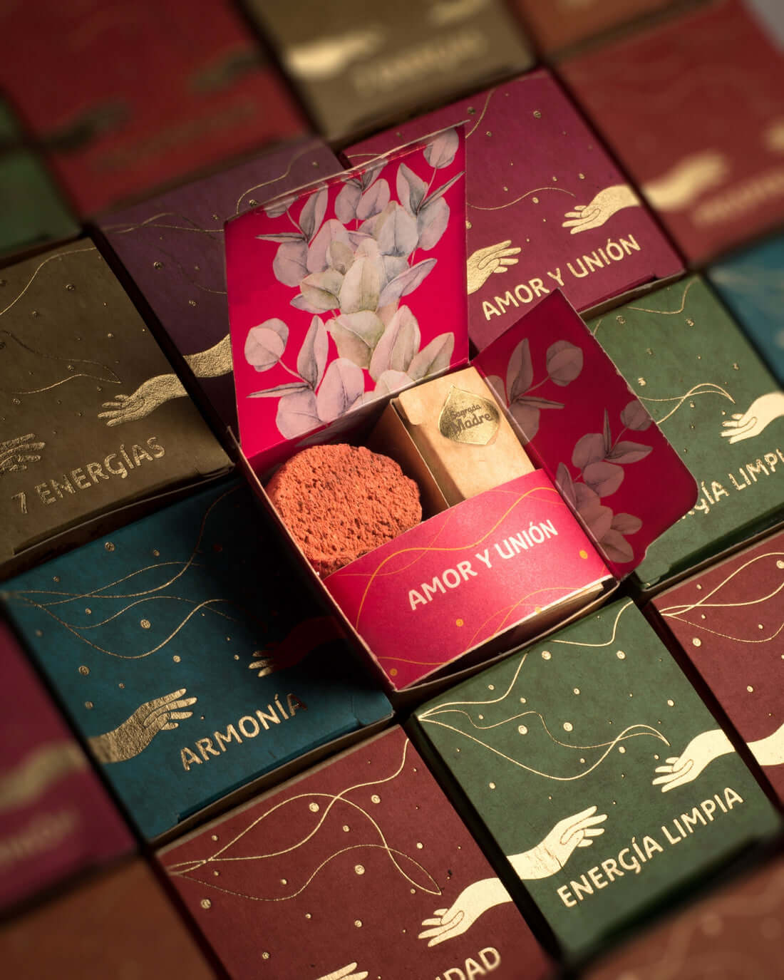 Kit Humito Sagrado Amor Union - Sagrada Madre caja interior