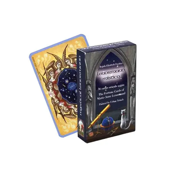 Mystical Oráculo Lenormand portada caja mas una carta