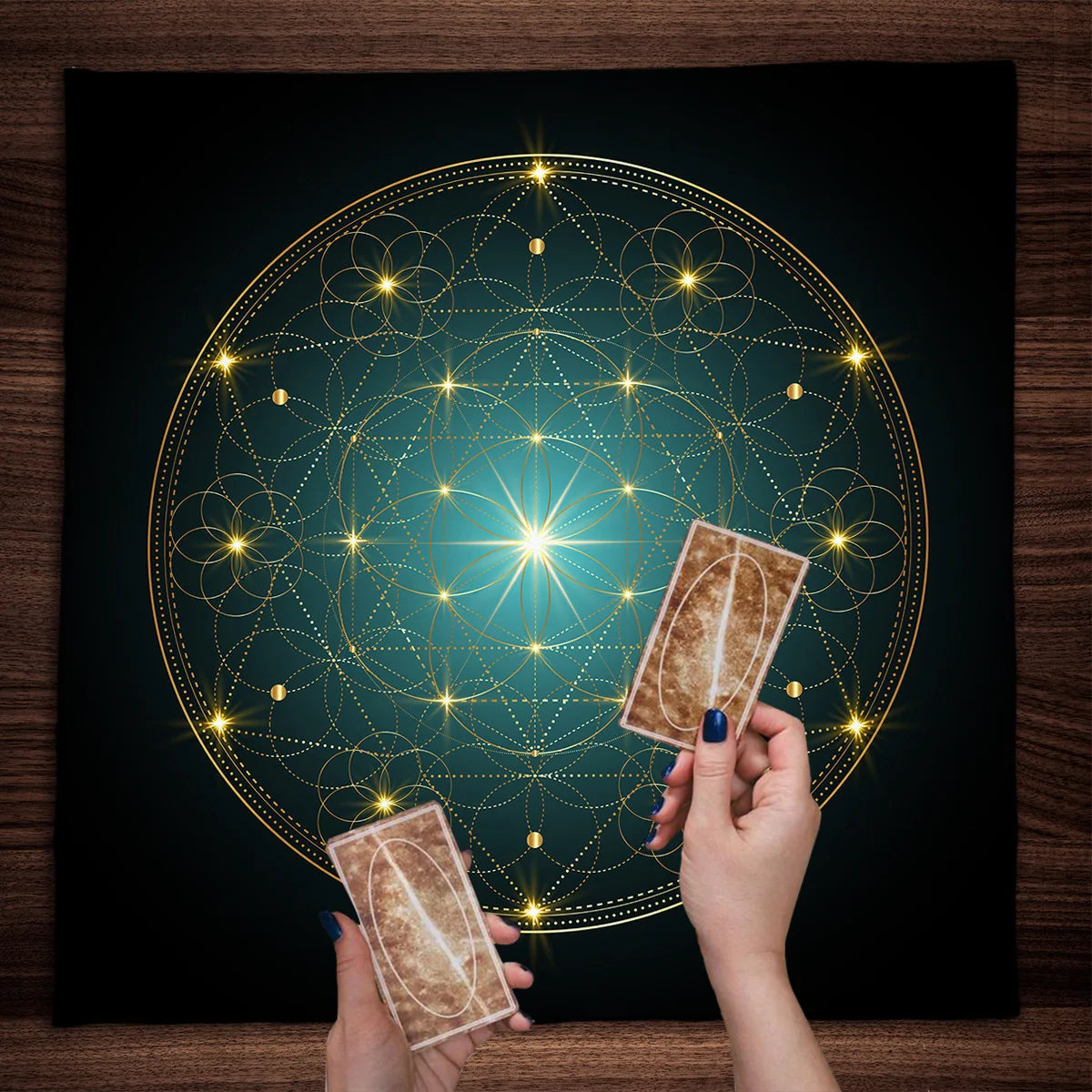 Paño Tarot - Flor de la vida