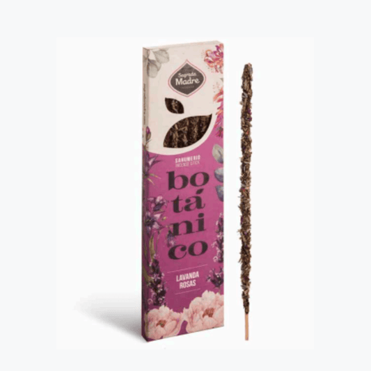 Varilla Incienso Botanico Lavanda y Rosas - Sagrada Madre