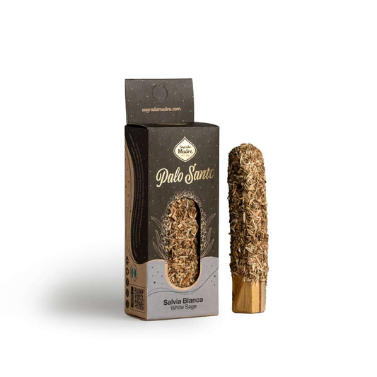Stick de Palo Santo con Salvia Blanca - Sagrada Madre