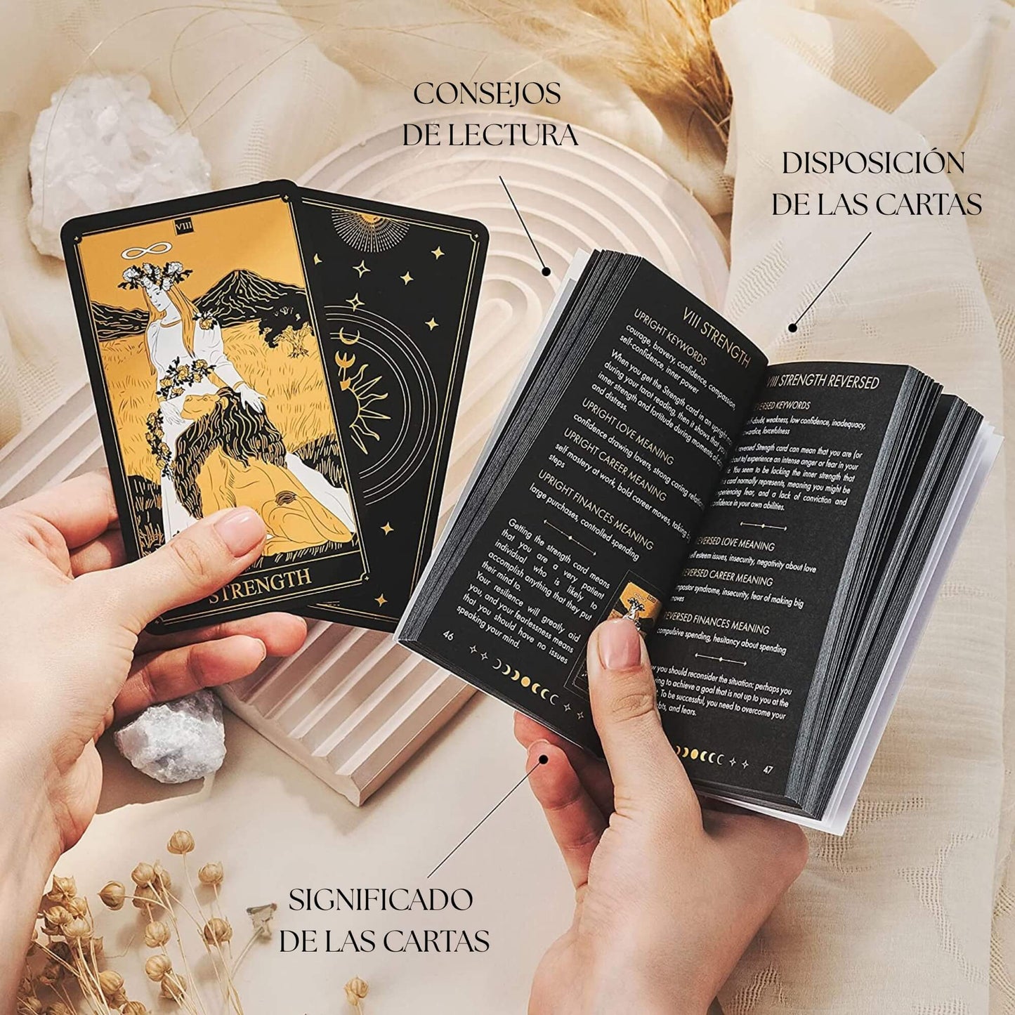 Tarot Rider Waite Wyspell Dorado Original Holográfico