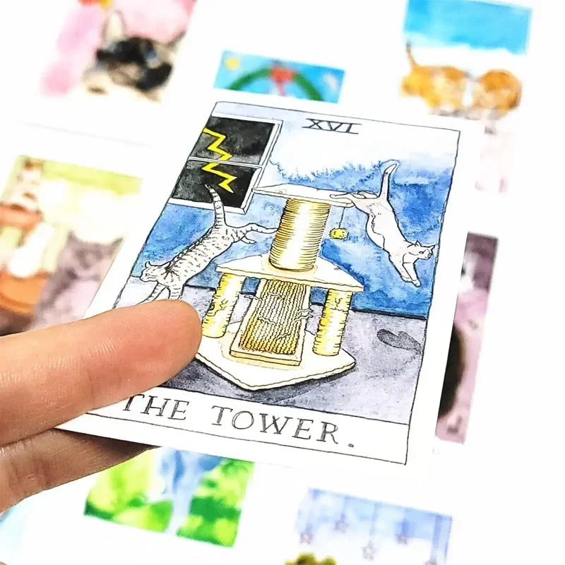 Tarot Cat carta the tower