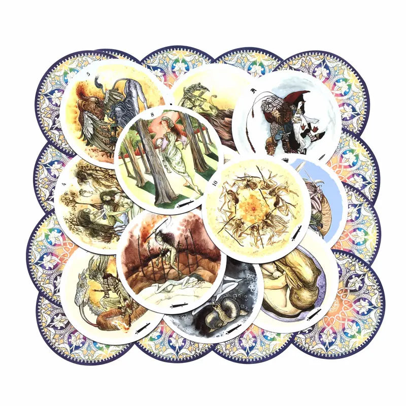 Tarot Circle of Life cartas redondas