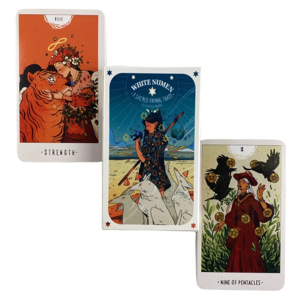 Tarot White Numen: A Sacred Animal caja mas dos cartas
