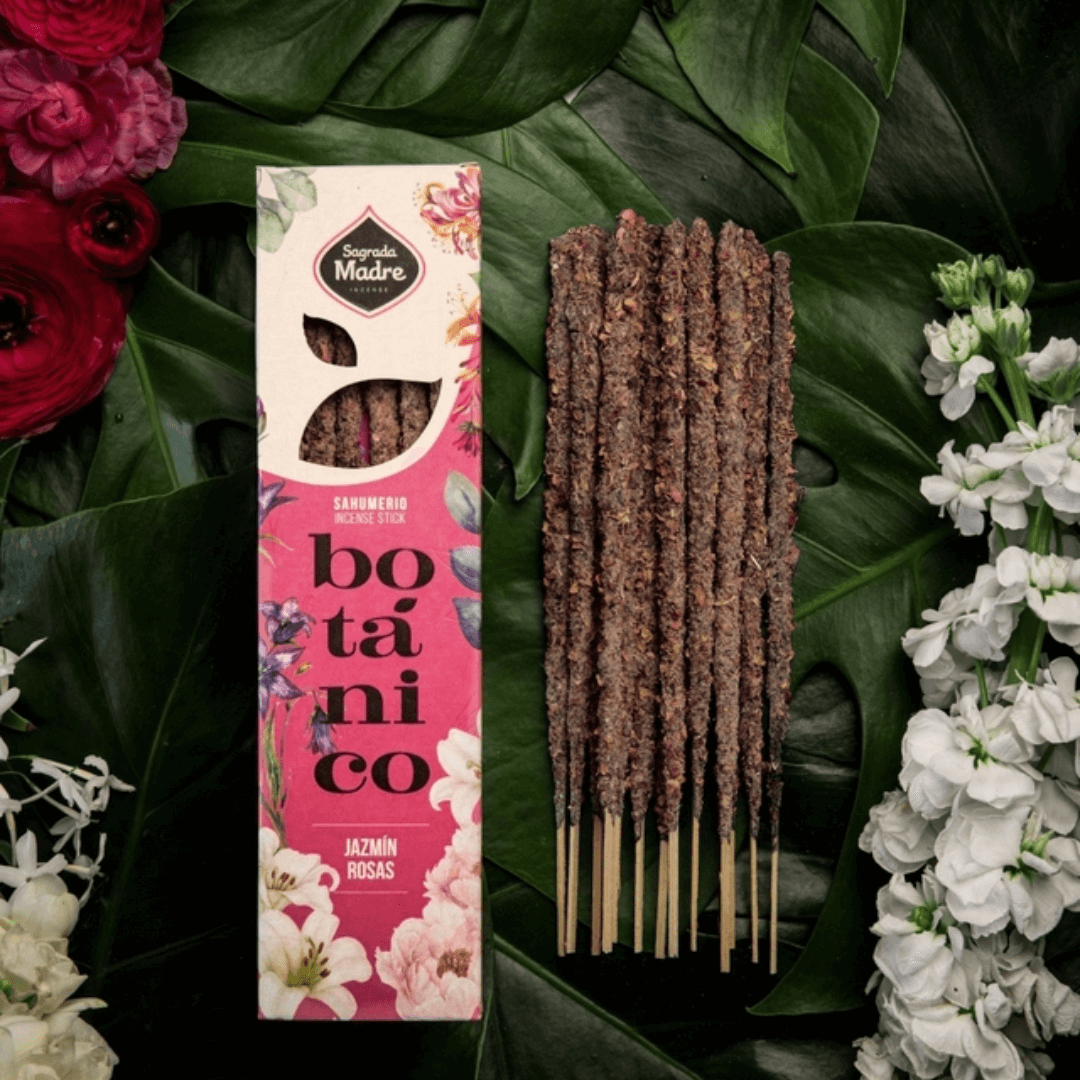 Varilla Incienso Botanico Jazmin y Rosas - Sagrada Madre