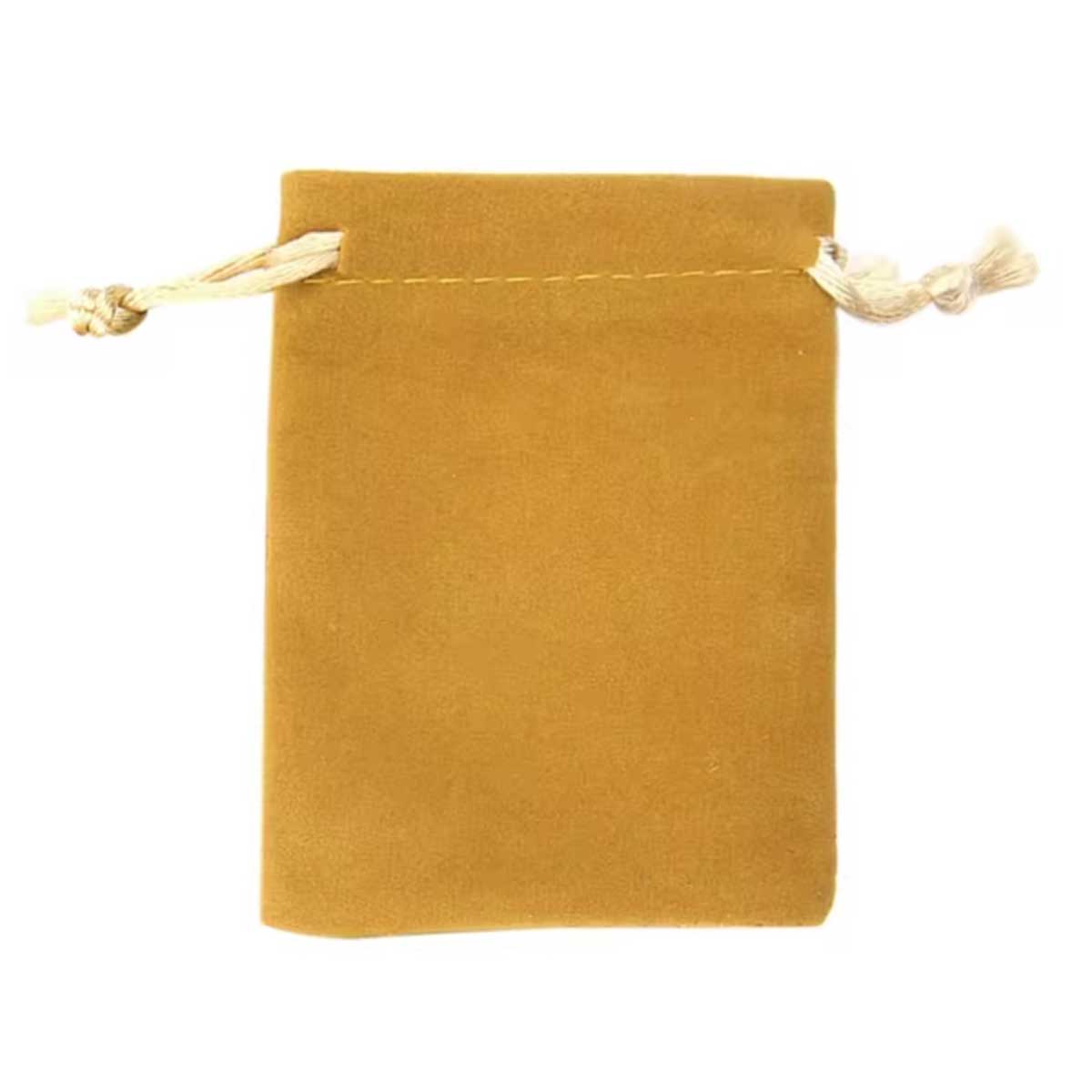 Bolsa Para Tarot Terciopelo Amarillo