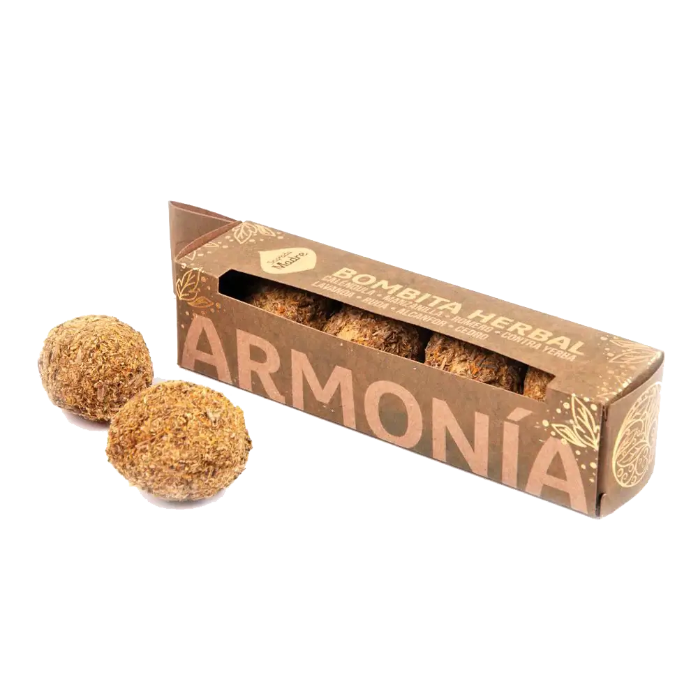 Bombita Herbal Sahumerio Armonía - Sagrada Madre