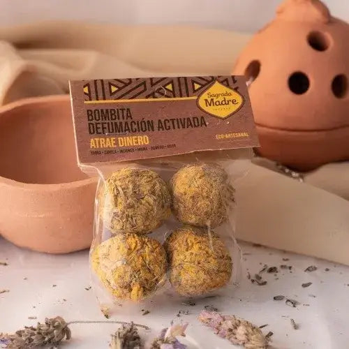 Bombitasx4 Sahumerios Atrae Dinero Bolsa - Sagrada Madre