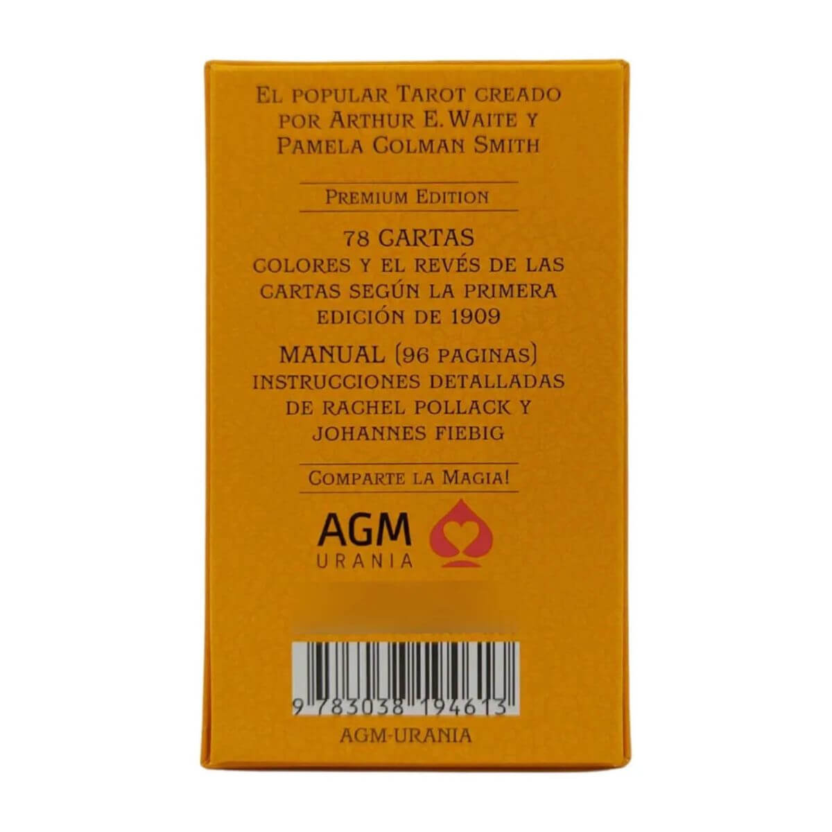 Tarot A.E. Waite Standard Edición Premium Agm Urania Original