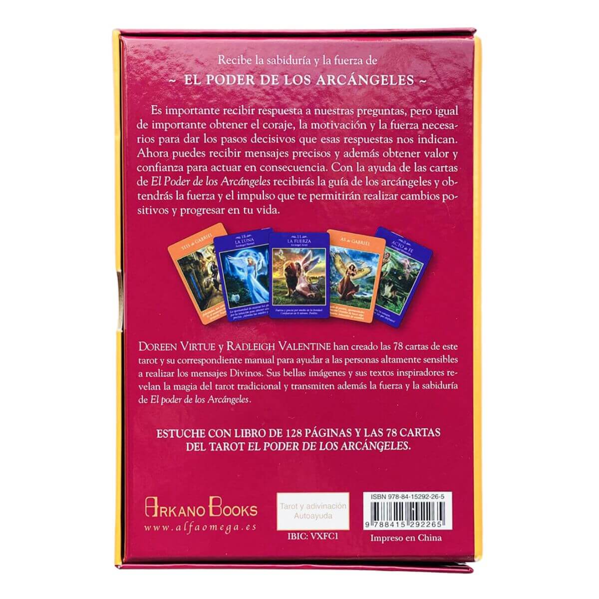El Poder de Los Arcángeles Tarot Cartas y Libro Original