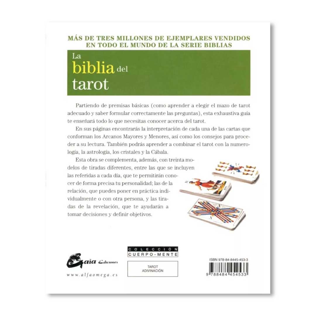 La Biblia del Tarot Libro contraportada