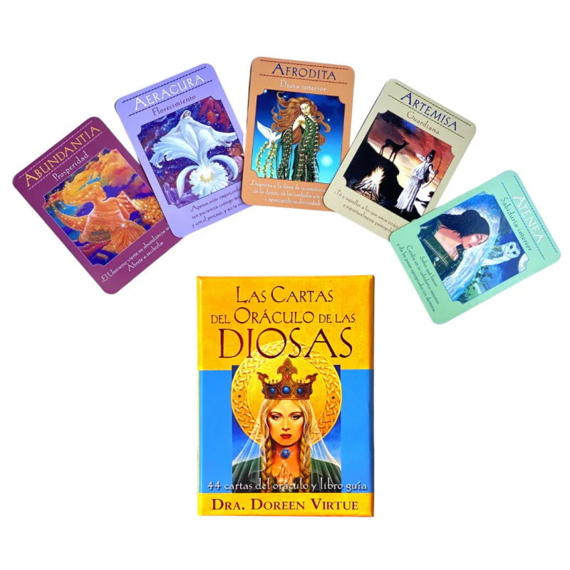 Oráculo de las Diosas 44 Cartas y Libro Original