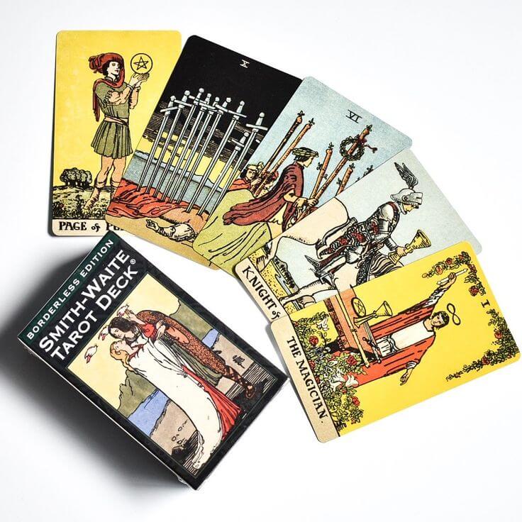 Tarot Smith-Waite Centennial Edition Tarot Deck Borderless (en Inglés)