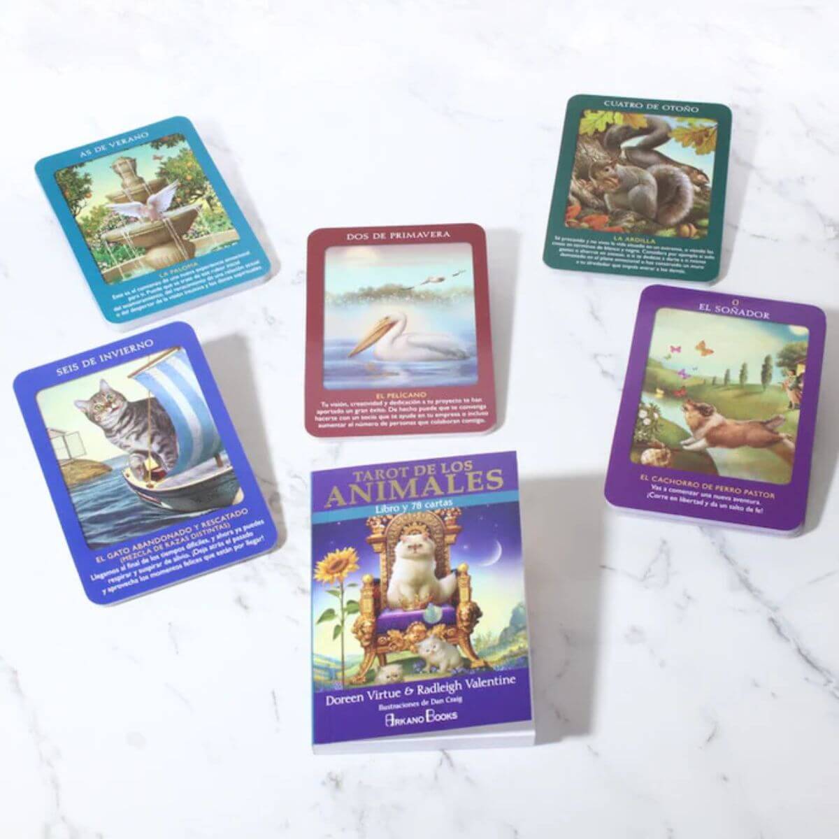 Tarot de los Animales Libro y 78 Cartas Original