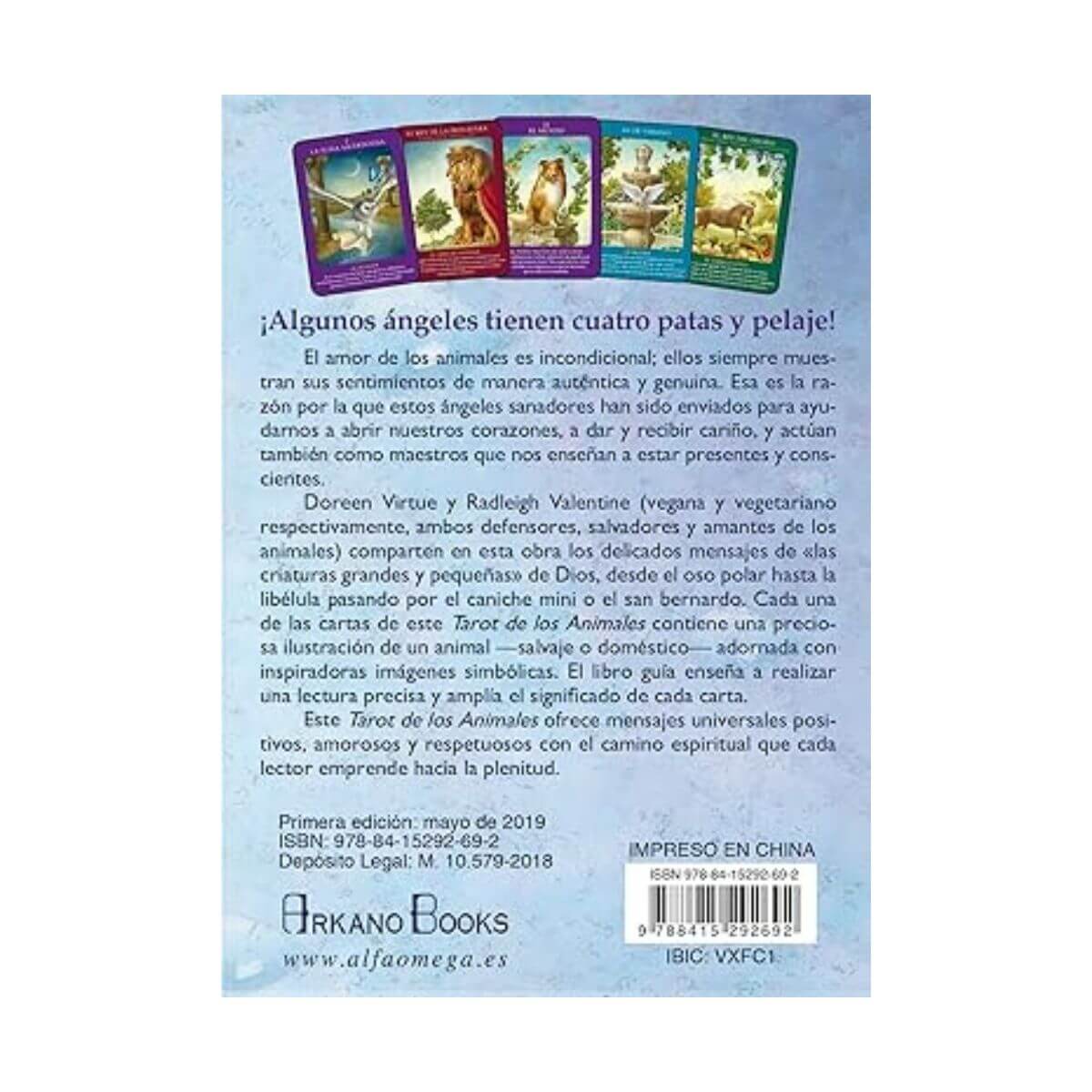 Tarot de los Animales Libro y 78 Cartas Original