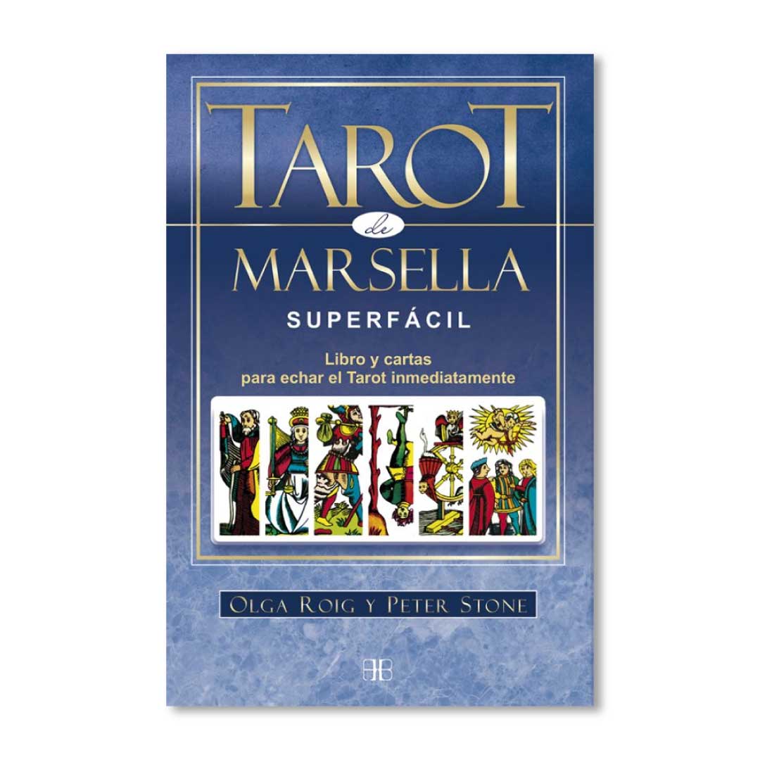 Tarot de Marsella Super fácil Libro y Cartas Arcanos Mayores portada