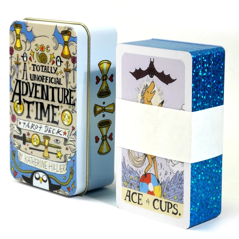 tarot hora de aventura caja metalica portada