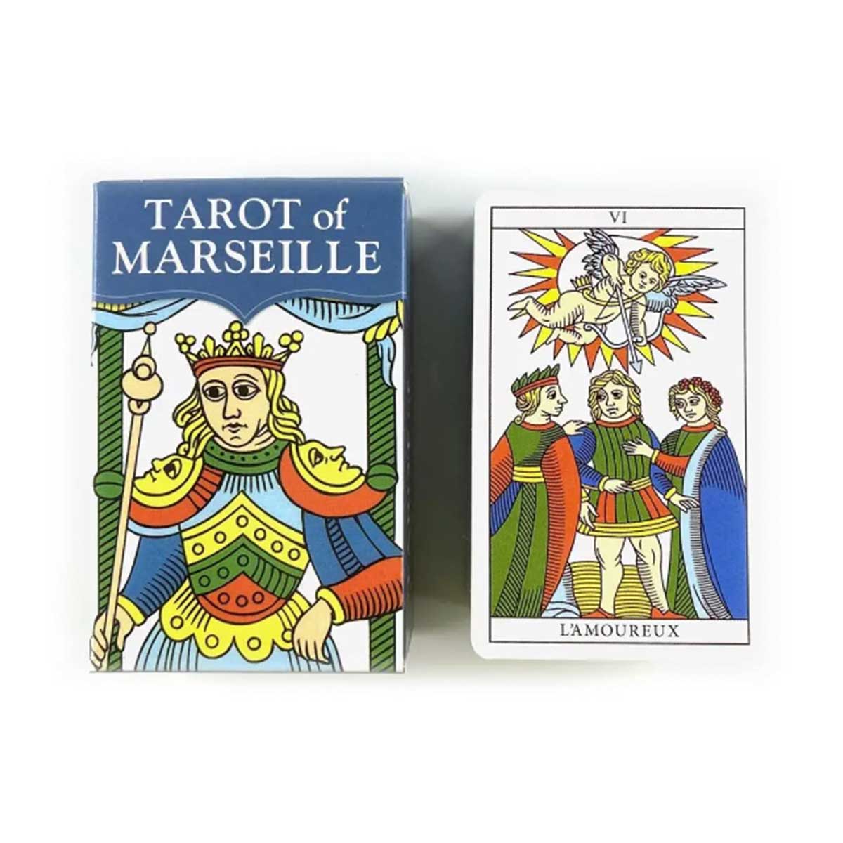 Tarot de Marsella Pequeño caja mas carta