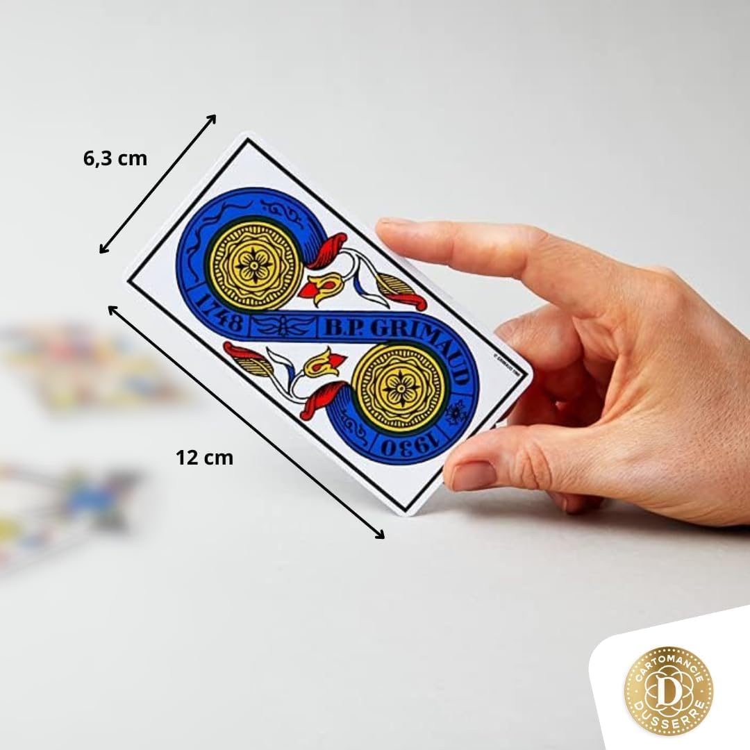 Ancien Tarot de Marseille versión Grimaud Original tamaño de las cartas