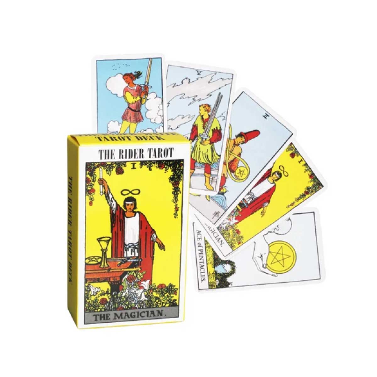 Tarot Rider-Waite portada caja mas cartas
