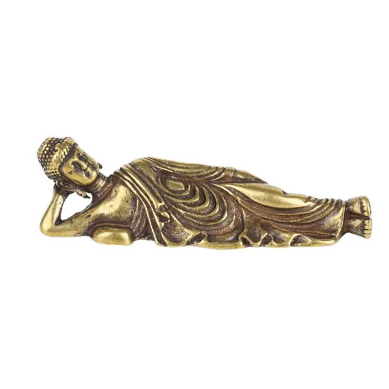 Figura de Buda Durmiente pequeño en Bronce portada