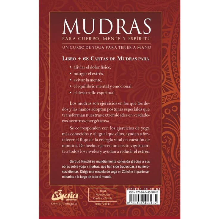 Mudras Para Cuerpo, Mente y Espíritu Libro y Cartas