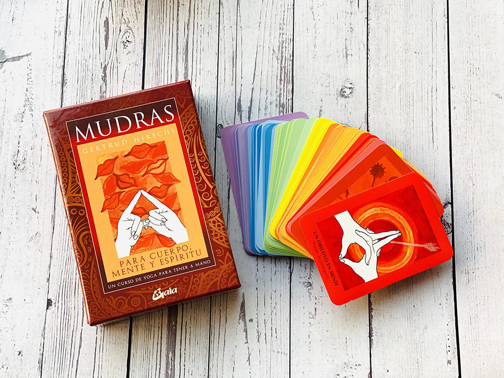 Mudras Para Cuerpo, Mente y Espíritu Libro y Cartas