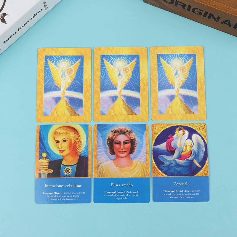 Oraculo Cartas Ardivinatorias de los Arcángeles 6 cartas 