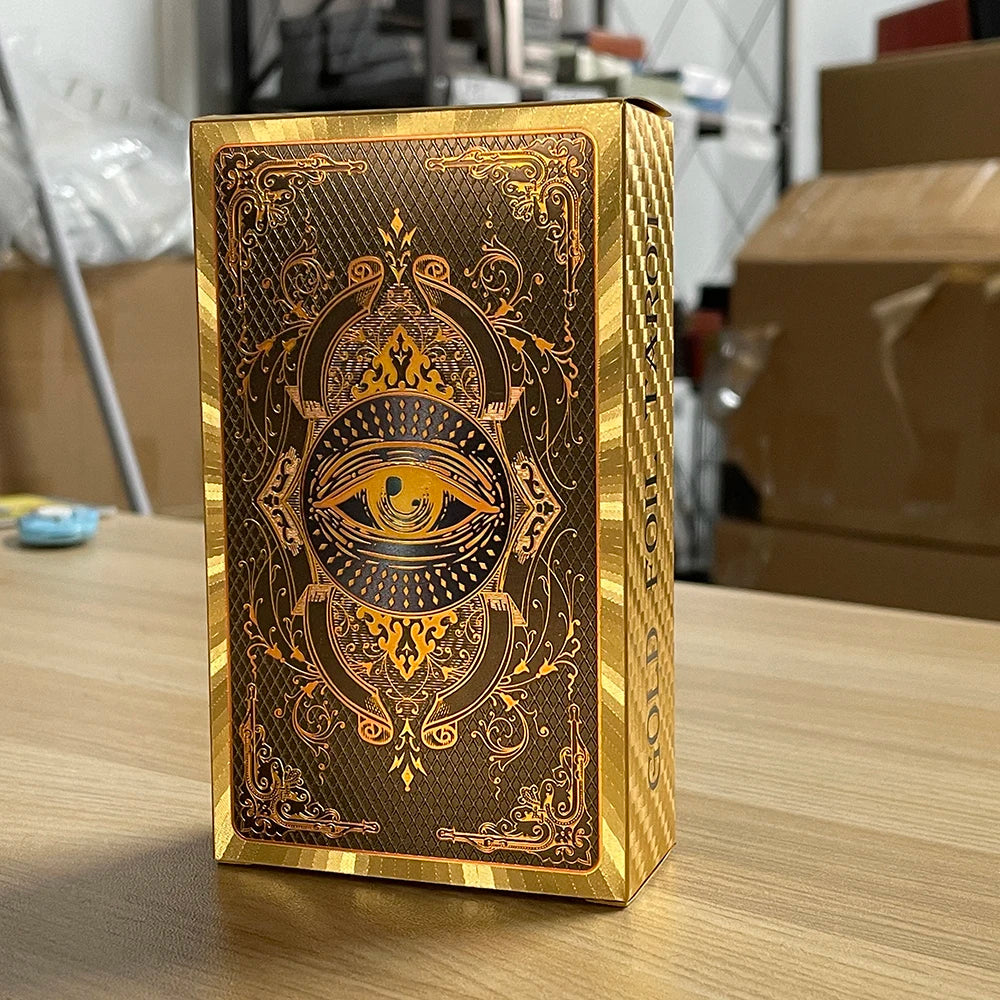 Tarot Rider-Waite Holográfico gold