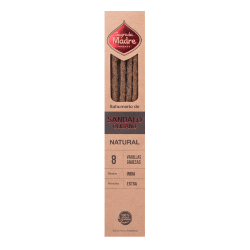 Varilla Incienso Sandalo y Olibano Natural - Sagrada Madre