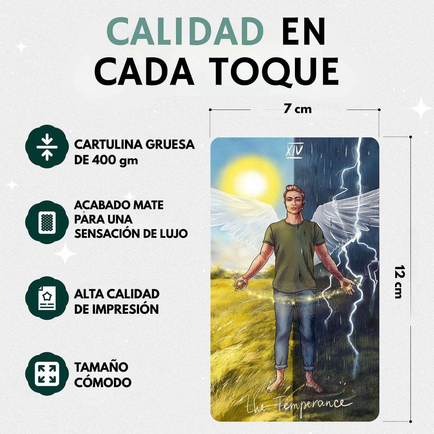 Wild Reflections Tarot Original Borde Holográfico