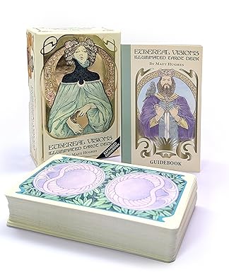 Tarot Ethereal Visions Original Detalles Brillantes tipo Holográfico