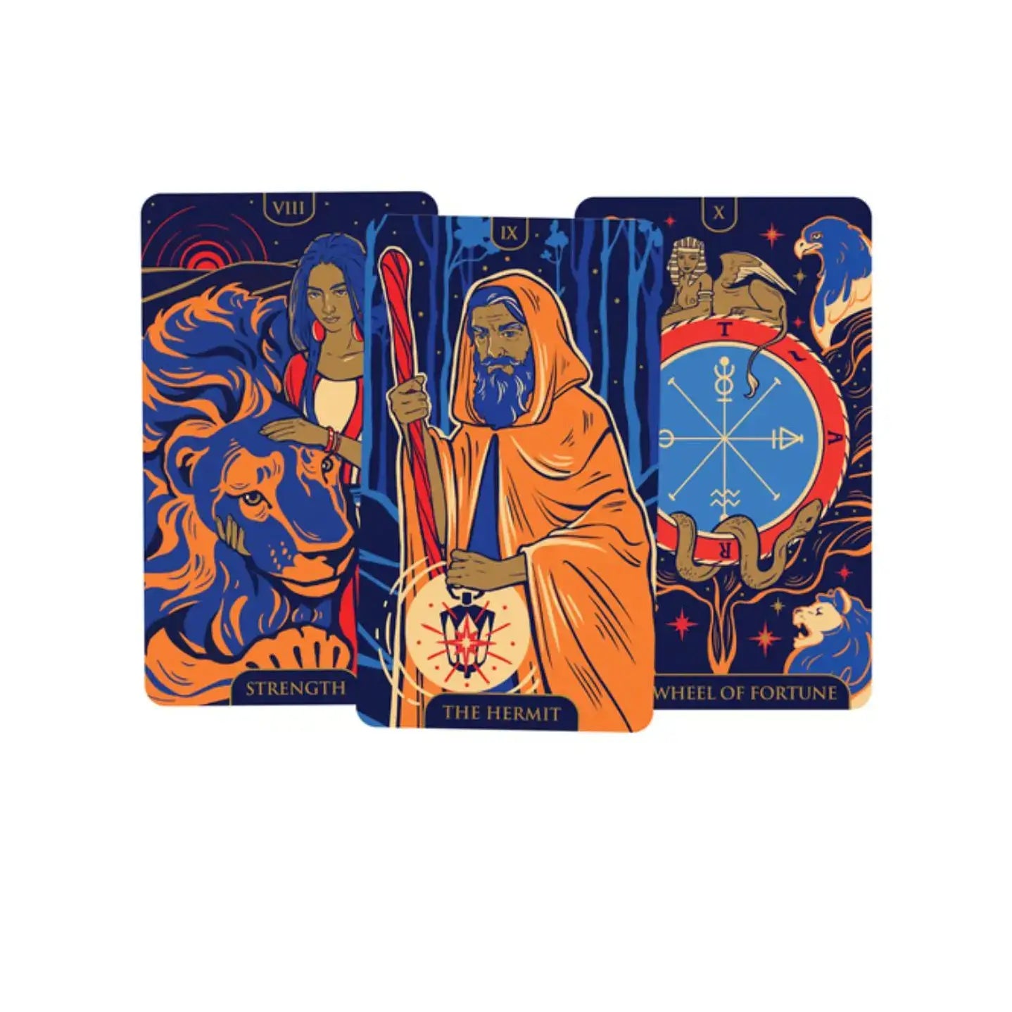 Starlight Tarot Blue Original by Wyspell Borde Holográfico