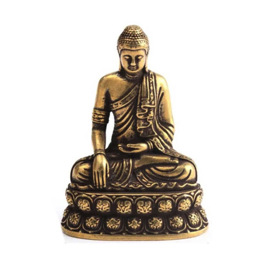 Figura Buda en Bronce 3,1 x 4,4 cm