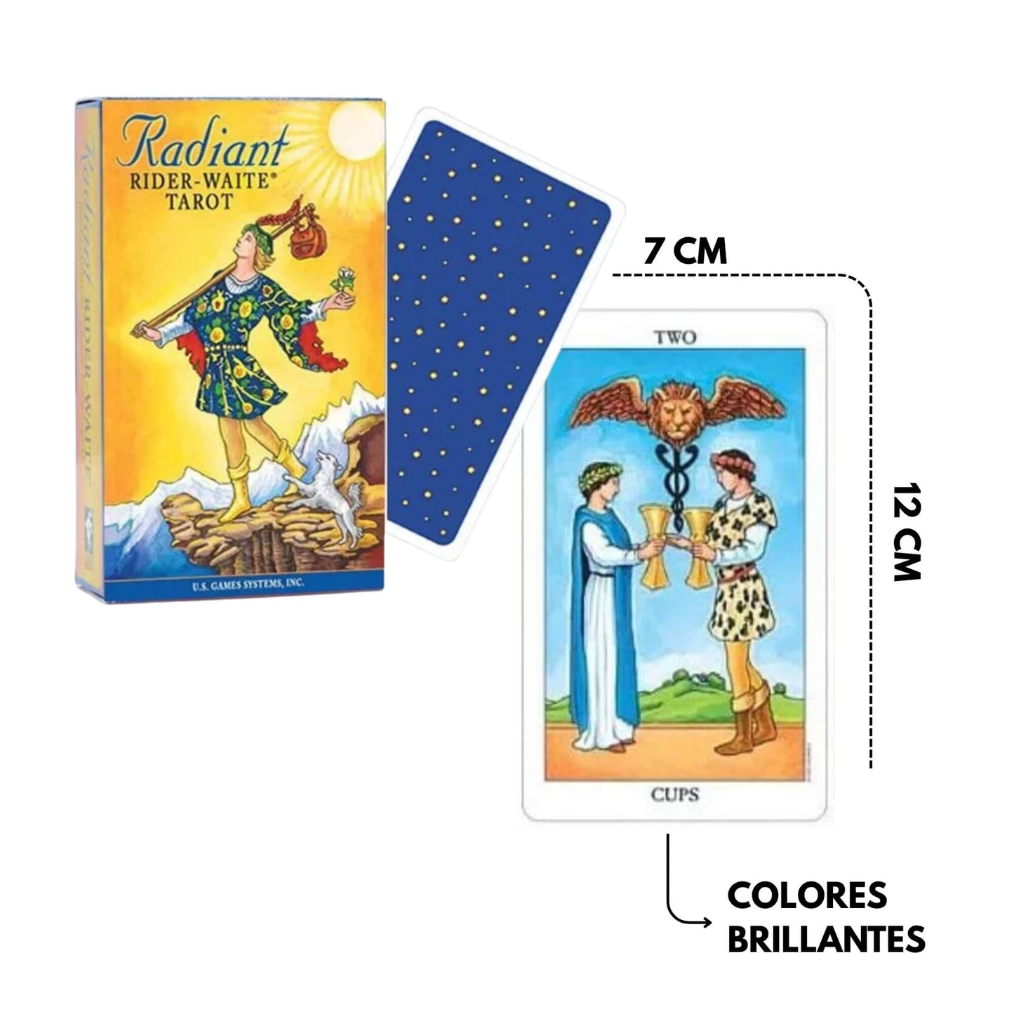 Tarot Radiant Rider-Waite U.S Games Systems Original