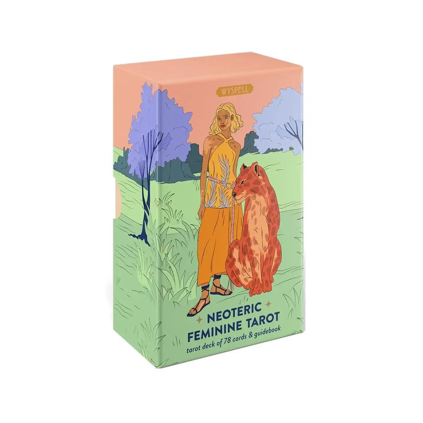 Neoteric femenine Tarot Original Borde Holográfico