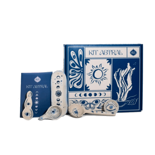 Kit Astral Esmaltado Para Sahumear - Sagrada Madre