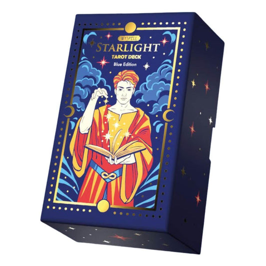 Starlight Tarot Blue Original by Wyspell Borde Holográfico