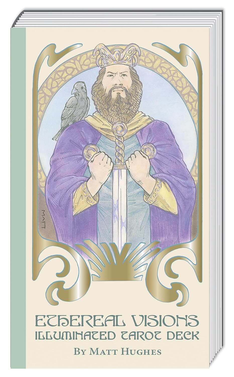 Tarot Ethereal Visions Original Detalles Brillantes tipo Holográfico